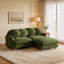 Causeuse en chenille 2 places avec repose-pieds-1668850406