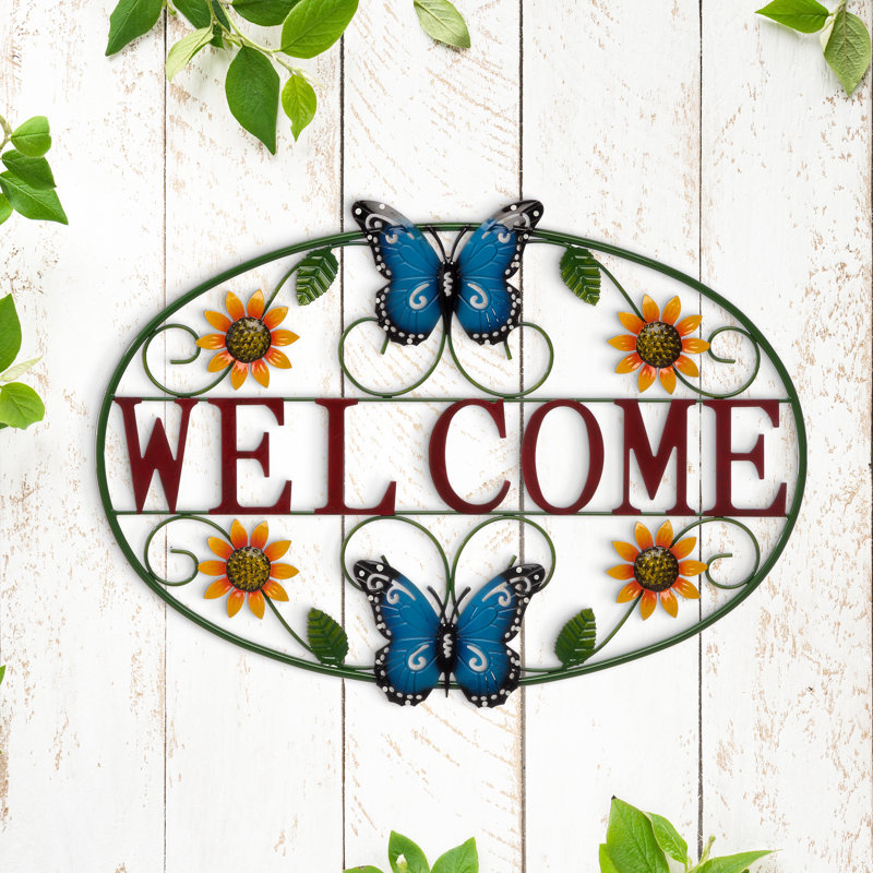 Handmade Farmhouse Wall Decor on Metal