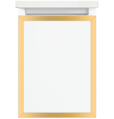 Base de meuble-lavabo simple avec cadre 12,13 po Profile
