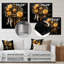 Yellow Dream Catcher Gilded Dreams - Landscapes Metal Art Print-1483333714