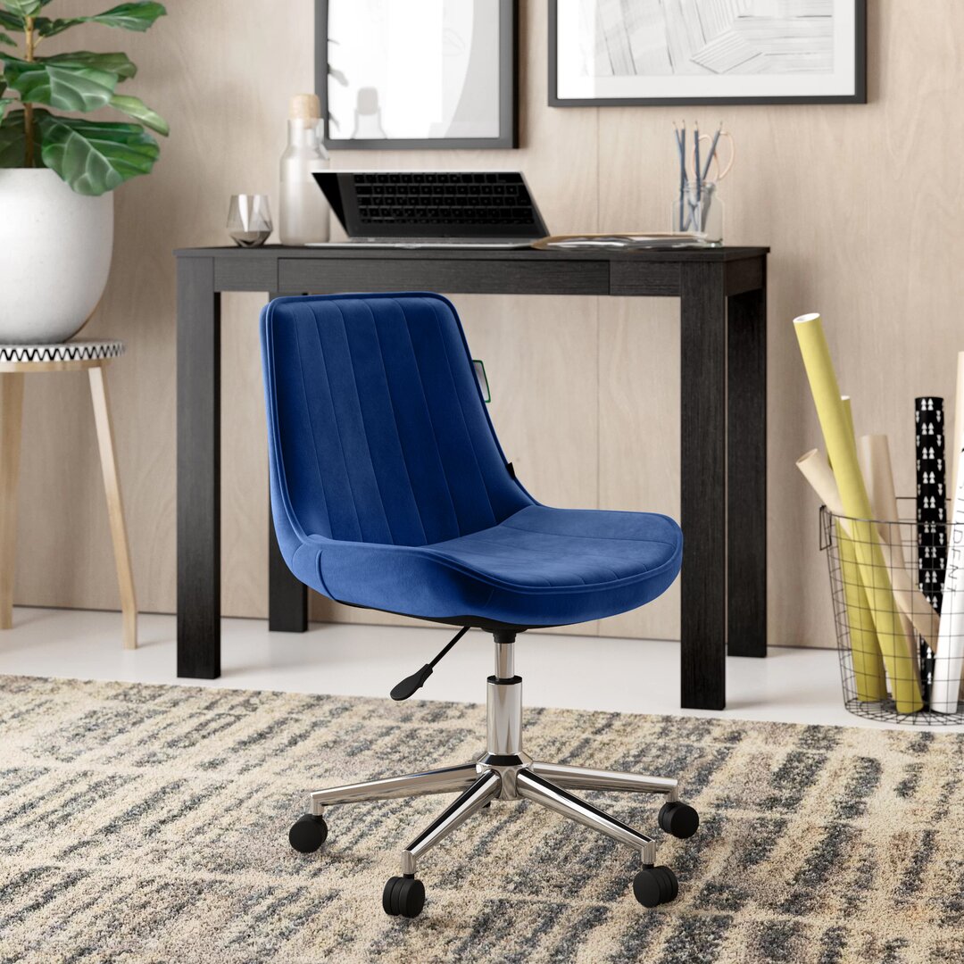 Blair Desk Chair gray,blue