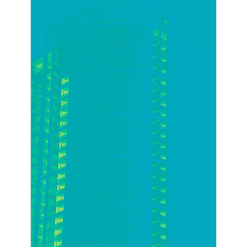 «Blue Sky» par Kevin Quinn - Art encadré, H 25,25 po x l 31,25 po
