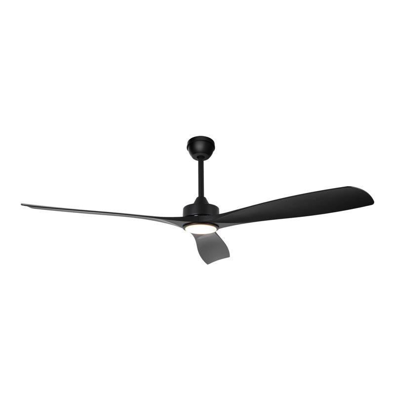 SkyFan Rigel 60" 3-Blade Ceiling Fan, Matte Black