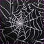Fauteuil à billes 3 pi Halloween Spiderweb | Noir blanc | Rond