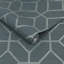 Asscher Geometric Vinyl Metallic Wallpaper Double Roll-1176429250