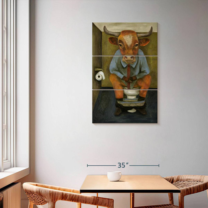 Bull Shitter, 57" H x 36" W