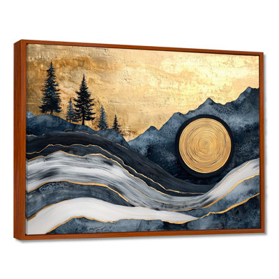Émeraude et rivière de cristal dans la forêt IV - art mural forêt