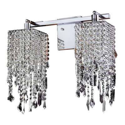 Appliquee à bras 2 lumières crystal Cohen-Arazi