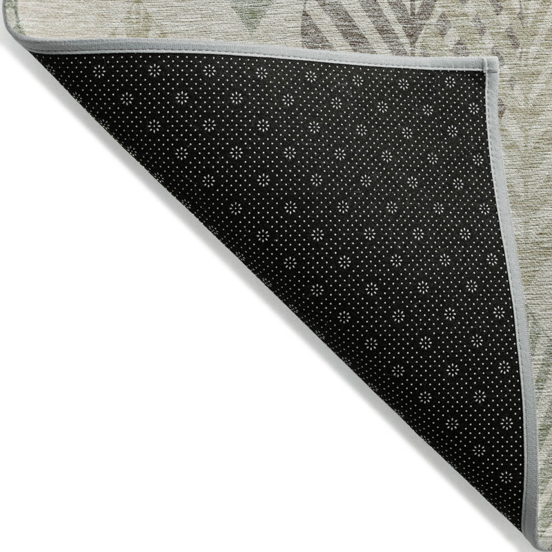 Tapis rond 8 po taupe