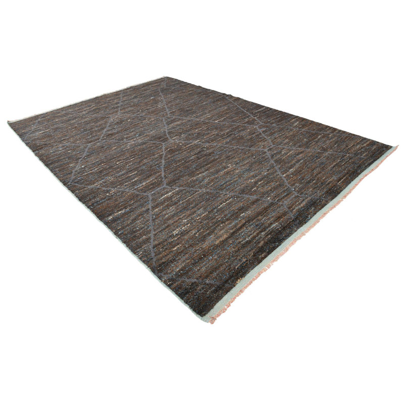 Tapis brun foncé Ottilie