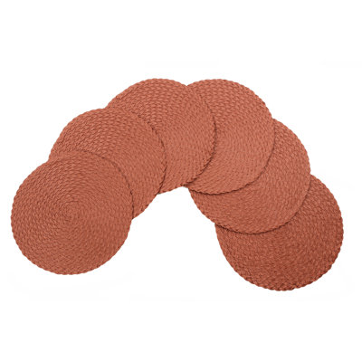 Ensemble de 6 napperons antidérapants Daisy