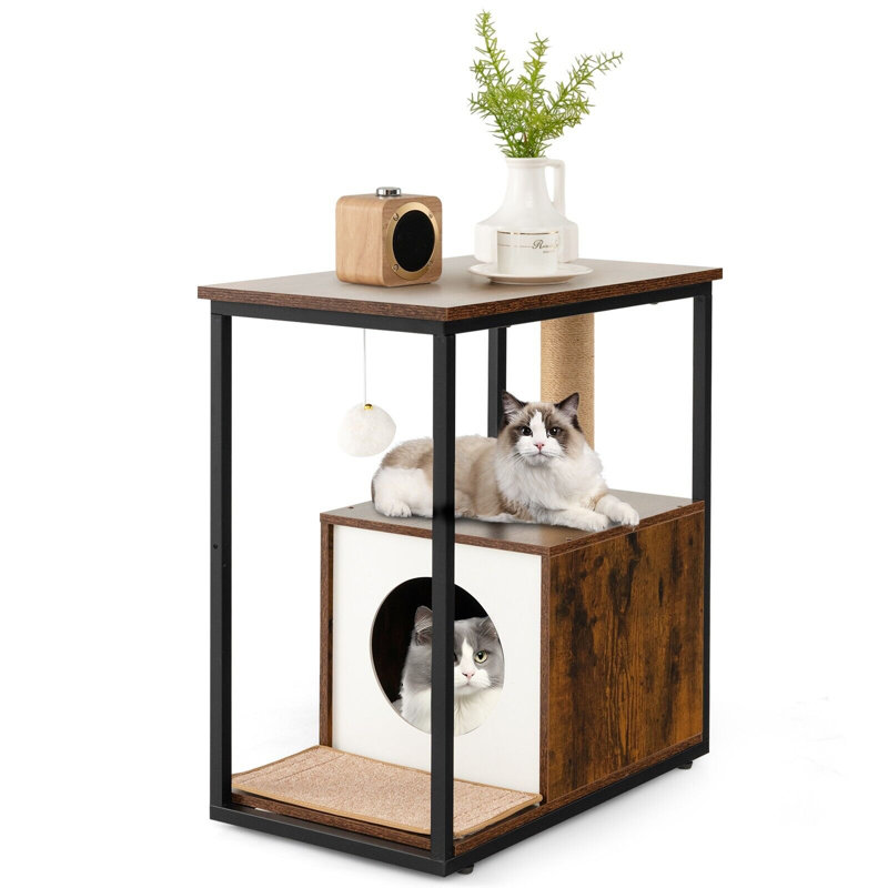 Ayli 66cm H Cat Tree, Brown