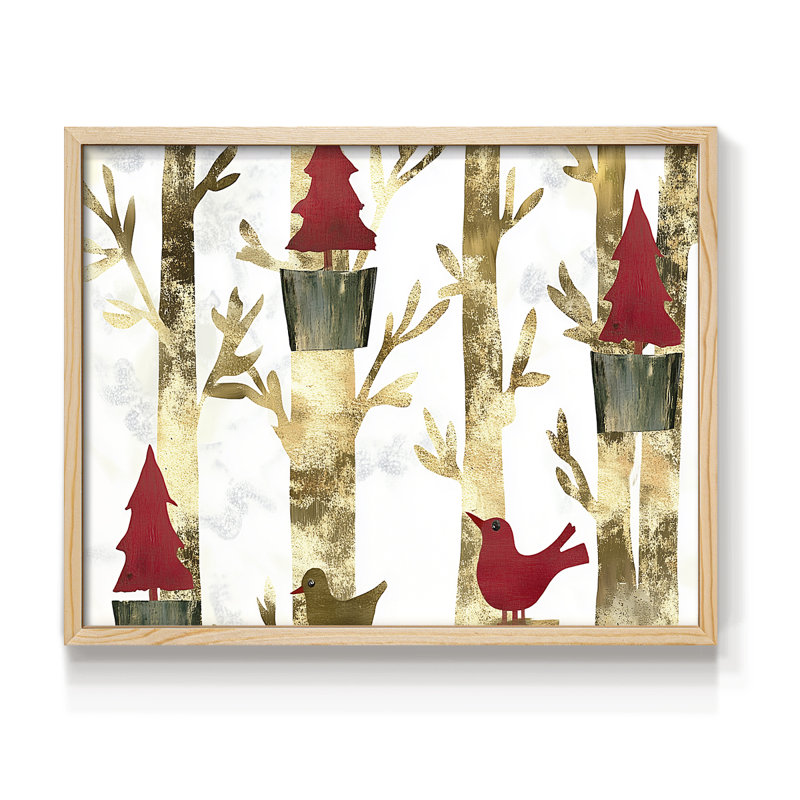Art de Noël - DCLVI - Reproduction encadrée - Restickable, Naturel, H 16 po x l 20 po