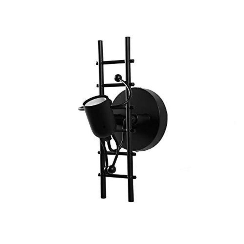 Jenessa Armed Sconce, Black
