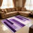 Purple Block carpet-easy to clean, machine-washable, soft and comfortable; suitable for door mats, kitchens, living rooms, bedrooms, corridors, and laundry areas. Easy to clean, durable carpet for home decoration.-96062877