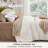 Bedsure Queen 4-Piece Bed-in-a-Bag Set – Coconut Milk & Natural, Boho Contrast Design-124088257