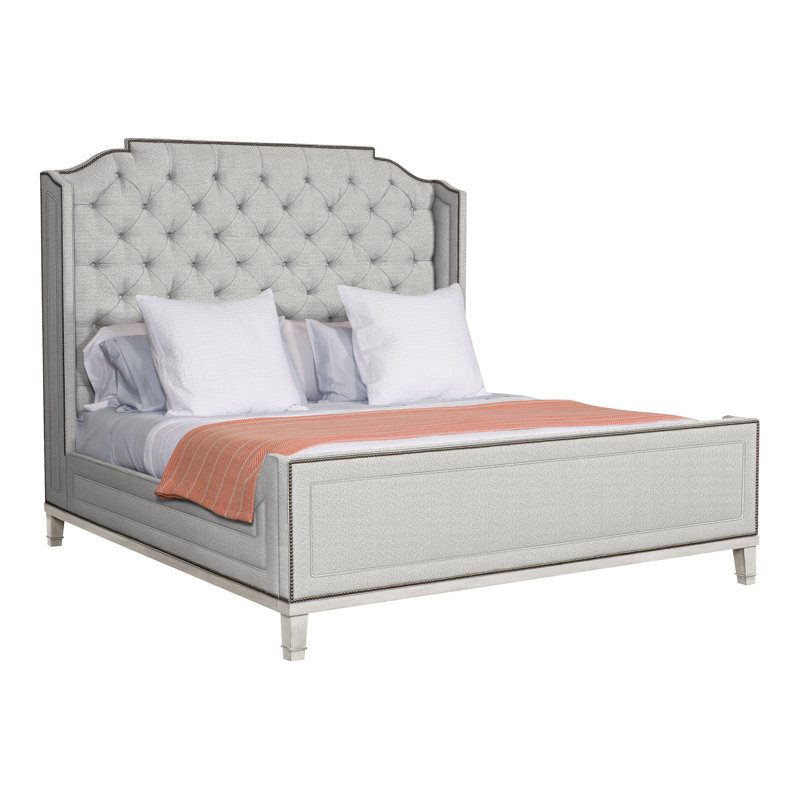 Michael Weiss Queen Glenwood Bed, Casa Blanca, Callaloo Cotton, Yes