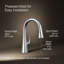Graze Pull-Down Kitchen Sink Faucet with Three-Function Sprayhead-327697032