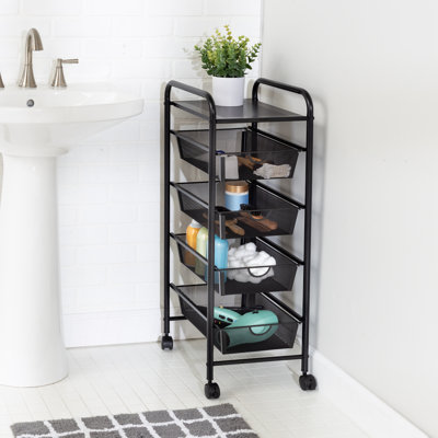 Deview 15.4'' W Stainless Steel Shelving Unit with Wheels