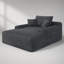 Méridienne convertible avec rembourrage moelleux, accoudoirs larges et coussins décoratifs pour un confort et une polyvalence ultimes dans n'importe quelle pièce