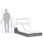  Double chaise longue de patio noir, turquoise-125076310-125076316