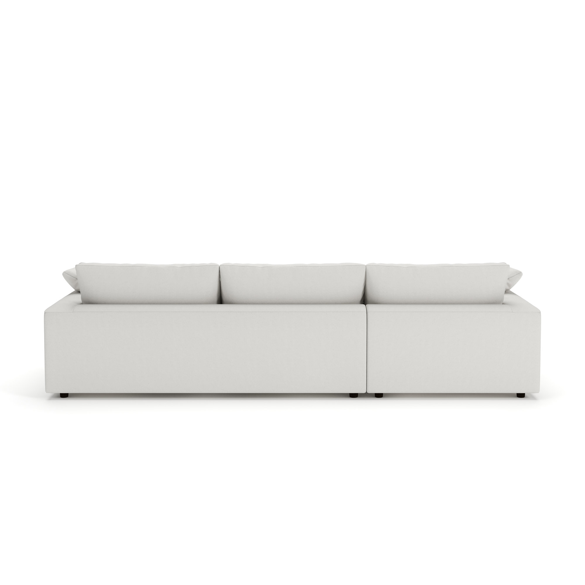 Remy 2 - Piece Upholstered Chaise Sectional, Left Hand Facing, Macarena Beige Basketweave