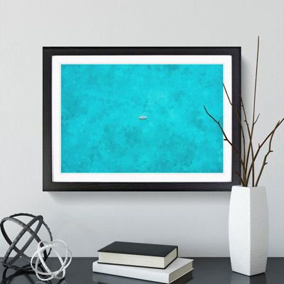 Coasting Boat - Picture Frame Graphic Art