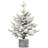 2FT Flocked Christmas Tree With Pot Base-45484766