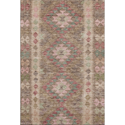Premium Machine Washable Barry AMF1226 Global Rug