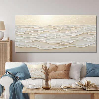 Seaside Dawn I - art mural en métal bord de mer, reproduction métallique nautique