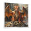  «Orange Beige Dragons Mythical Creature - décoration murale Mythical Creatures-106124268-106124272