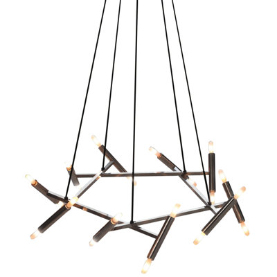 Lustre moderne 20 lumières Molecular