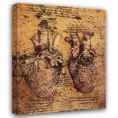 Drawing of the Heart and its Blood Vessels, from the Anatomical Notebooks