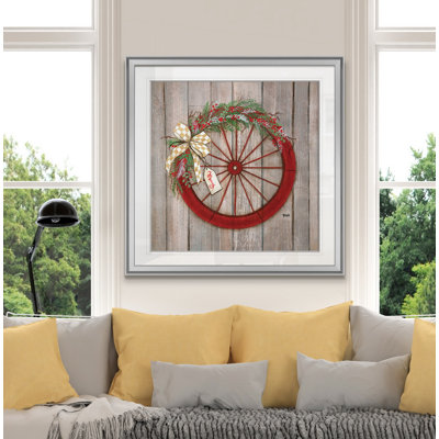 « christmas wheel », peinture