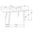 Natural Walnut Rectangular Dining Table