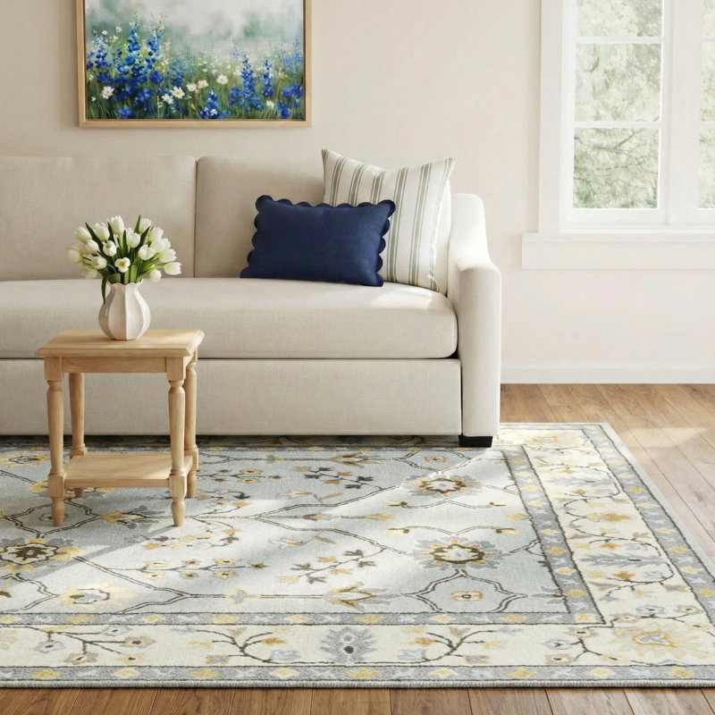 Bernard Wool Oriental Indoor Rug, Rectangle 7'9" x 9'9"