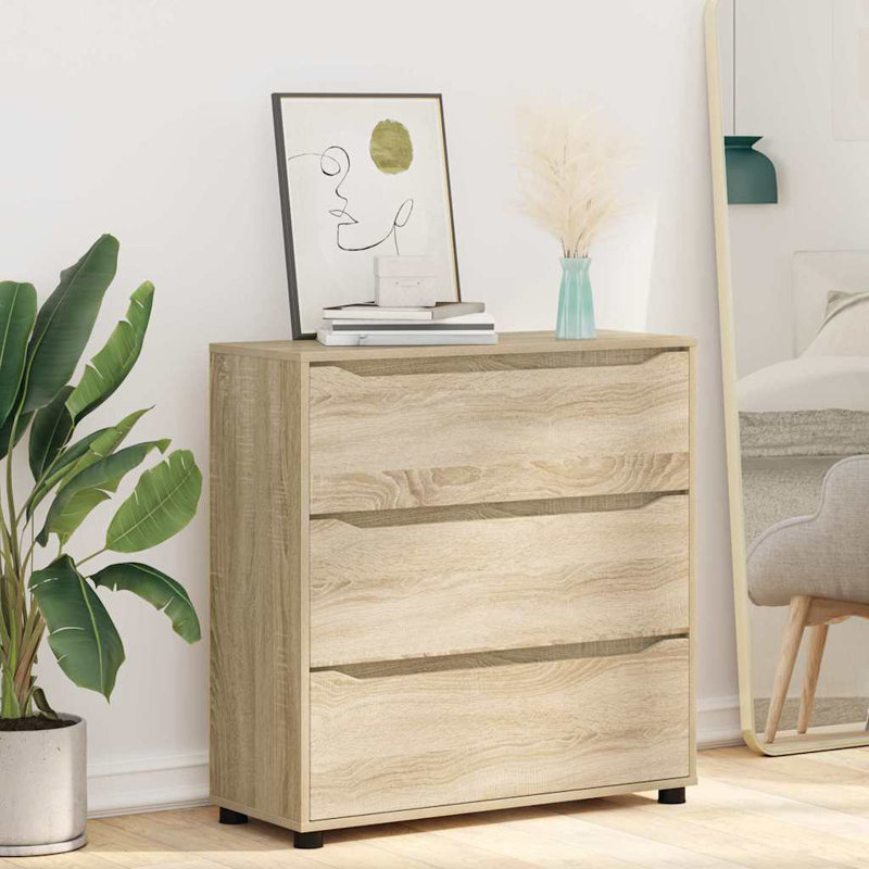 80cm W Chest of Drawers, Sonoma Oak