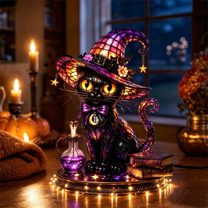 Halloween Night Light Witch's Hat Light