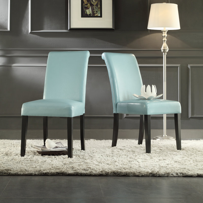 Chaise Parsons rembourré Alexa-Mae, Bleu ciel