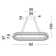 1 - Light Gold LED Crystal Pendant