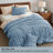 Bedsure Tufted Boho Twin Comforter Set – 2-Piece Grayish Blue Shabby Bedding，Farmhouse Jacquard Bed Set with Embroidery, All-Season Softness for Cozy Bedrooms & Boho-Chic Gifts-110437407-105490879