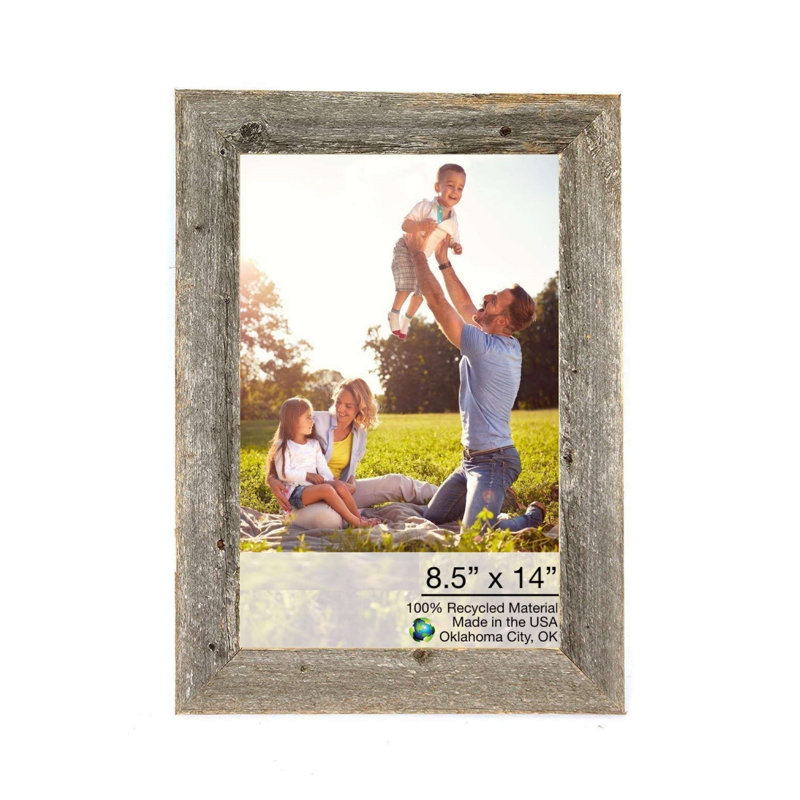 Cadre photo Loyce, Gris, 13 po x 13 po