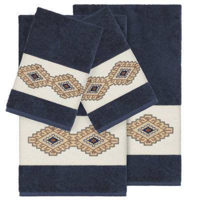 Gianna Embellished 4 Piece Towel Set