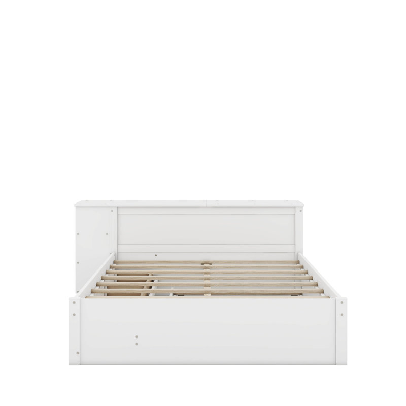 Ortaliz Full Size Platform Bed, White