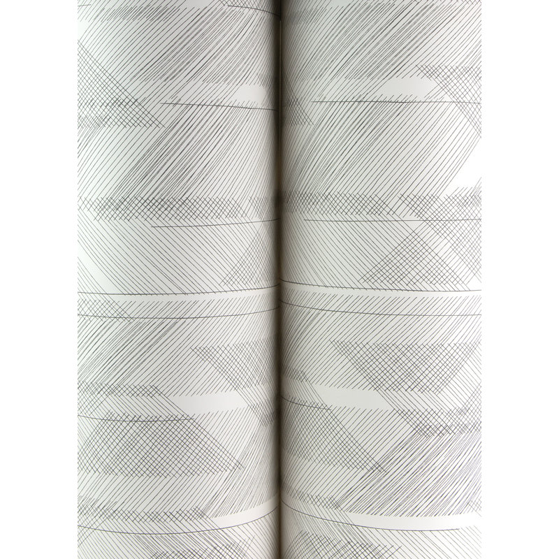 Bryant Evergreen Crosshatch Wallpaper, Black