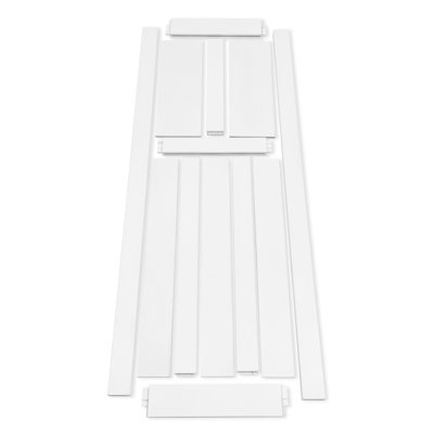 CRAZY ELF 28" X 84" Five Panel Real Primed Door Slab, DIY Panel Door, Modern Interior Barn Door, Moisture-Proof, Anti-Deformation, Pre-Drilled Ready To Assemble, Suitable For Pre-Hung And Barn Door