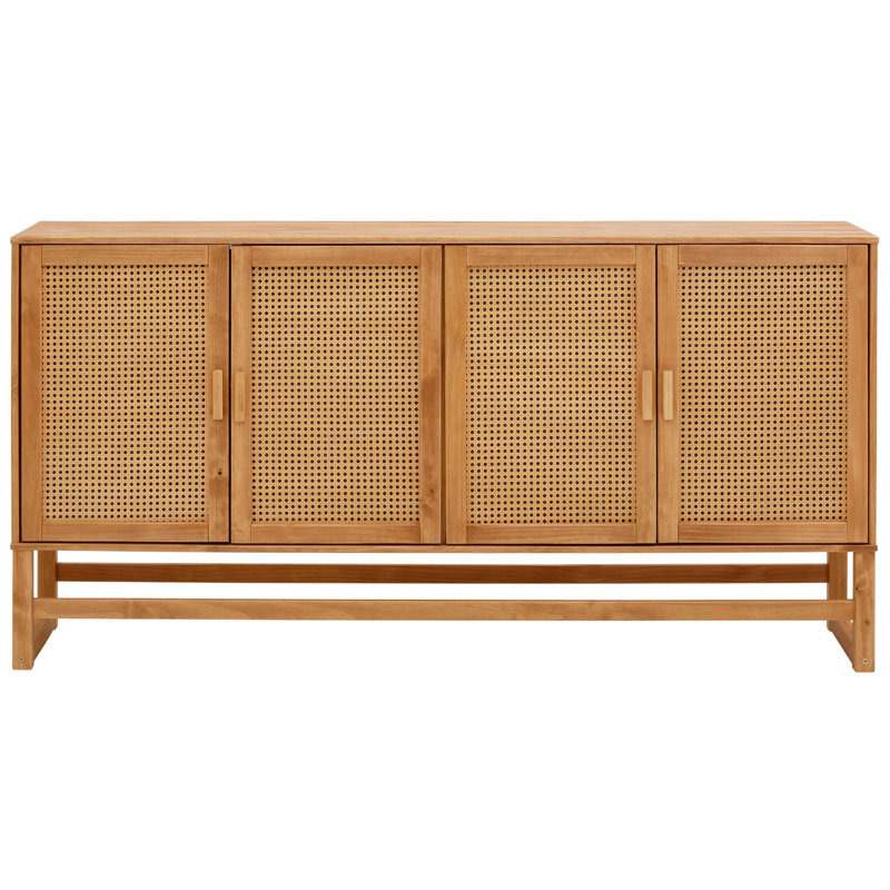 Divina 170cm Solid Wood Sideboard, Oak