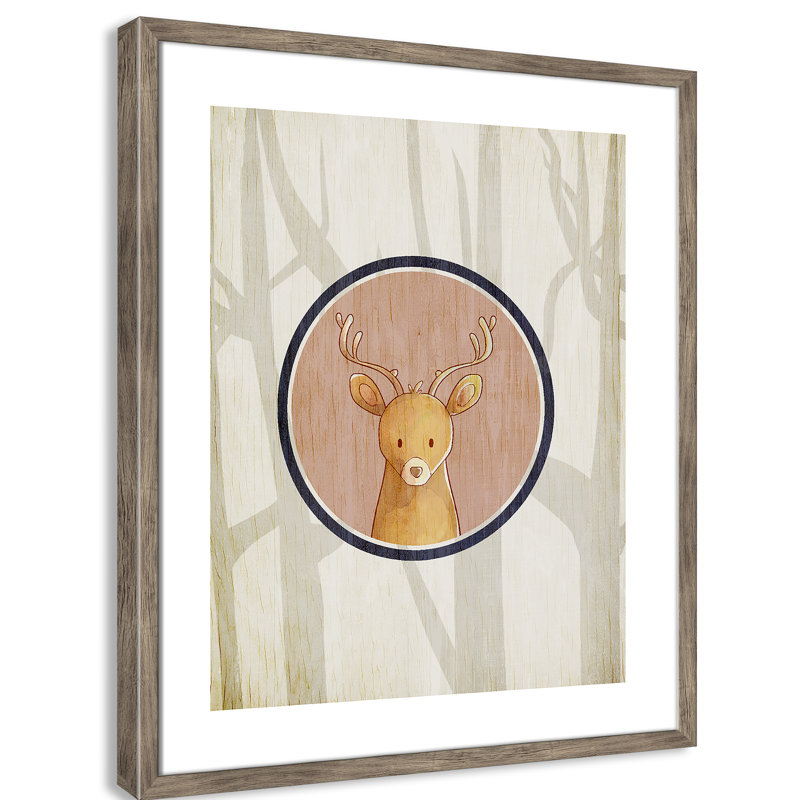 Adhésif décoratif 3 pi, H 24,5 po x l 20,5 po x P 1,18 po, Encadré de boîte à grain de bois noir