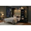 Lit escamotable avec rangement et lumières Murphy-130036320
