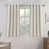 Rayures grises / lin clair